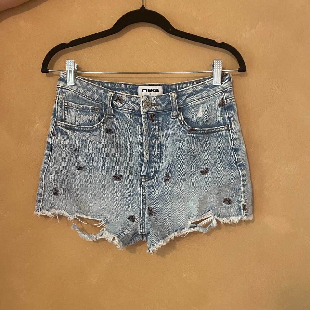 RSO Jean butterfly shorts